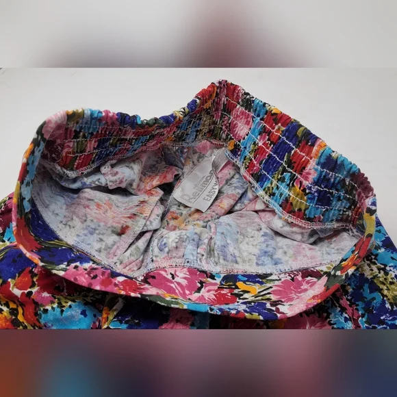 NWOT 90s Reitmans Easywear Women's Shorts Skirt Skorts Colorful Floral Large - Picture 8 of 14